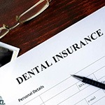 a dental insurance form for the cost of root canals