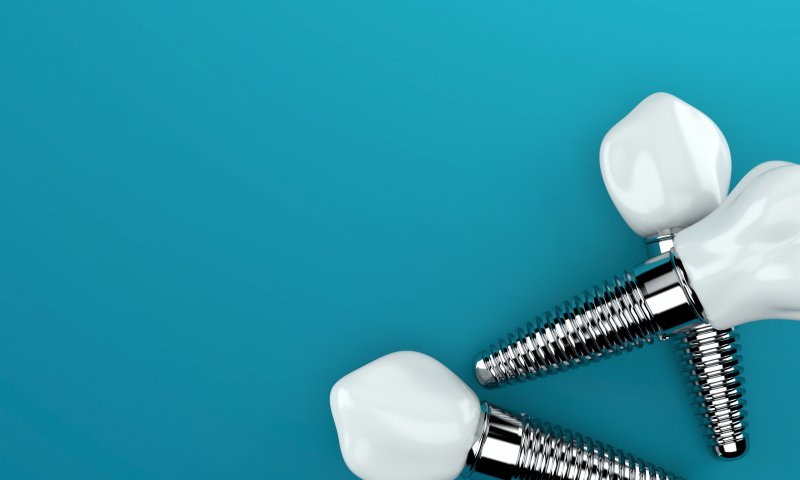 Dental implants lying on a table